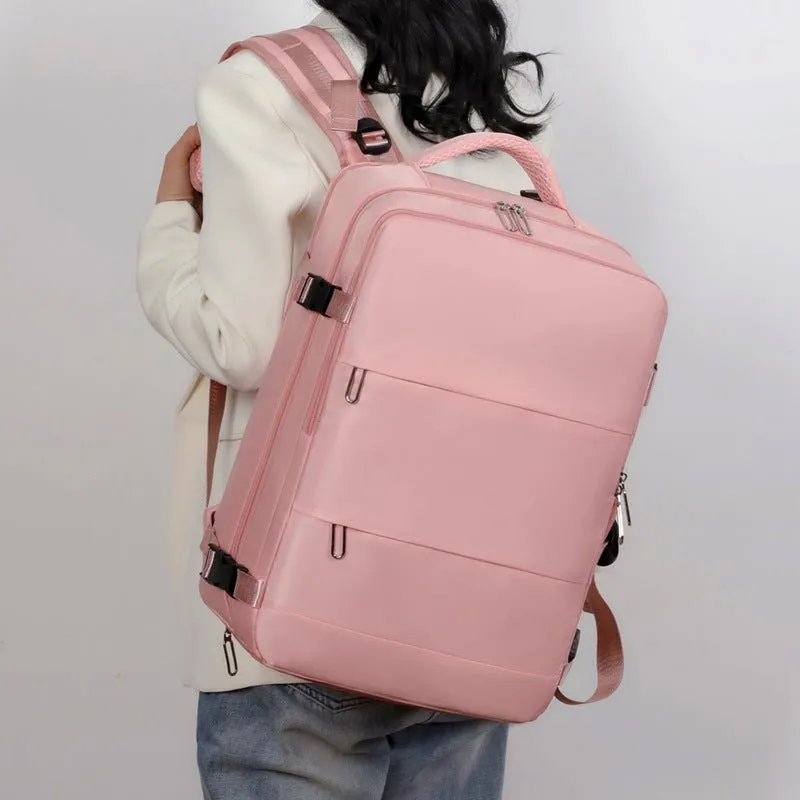 JetSetPro: Premium Waterproof Travel and Business Backpack | Large-capacity Carry-On Luggage | Multi-Compartment