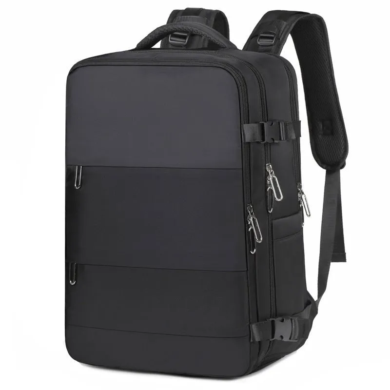 JetSetPro: Premium Waterproof Travel and Business Backpack | Large-capacity Carry-On Luggage | Multi-Compartment