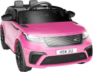 Jojoka Ride on Cars for Kid 4-8, 12V Licensed Land Rover Ride Electric Car for Kids with Parent Remote Control, MP3 Player, Rocking, Pull Rod