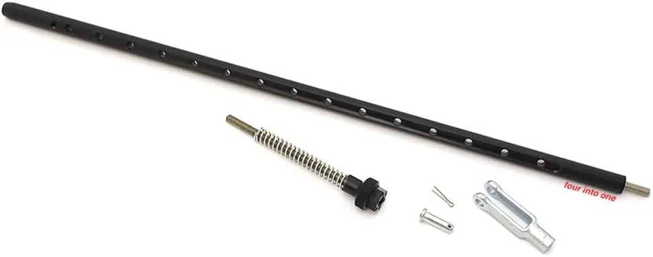 Joker Machine Rear Brake Rod Assembly - Black - Fits Honda CB750K 1969-1978
