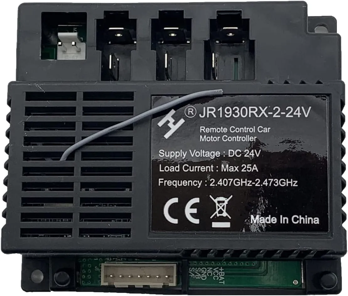 JR1930RX-2-24V Control Box Receiver Match 2.4G Bluetooth Remote Control, Accessory Receive Controller Signal Install Children's Electric Ride on Kids Car Replacement Parts