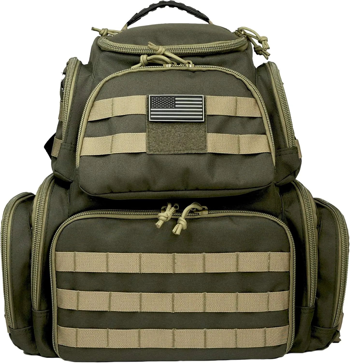 K-Cliffs Tactical Lockable Range Backpack with Free USA Patch