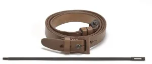 K98 Mauser Leather Sling & 10" Cleaning Rod