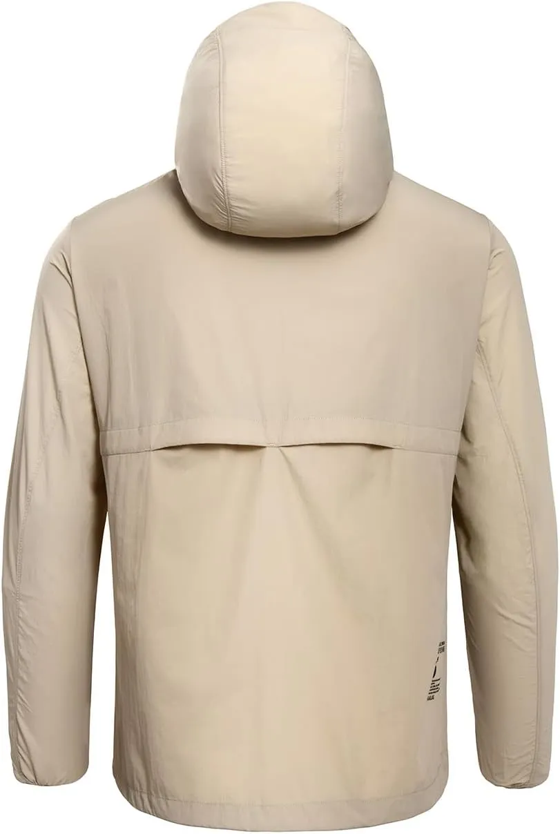 KAILAS Men's Running Jacket Windbreakers Sun Protection Rain Jacket Ultralight Hooded for Hiking Traveling