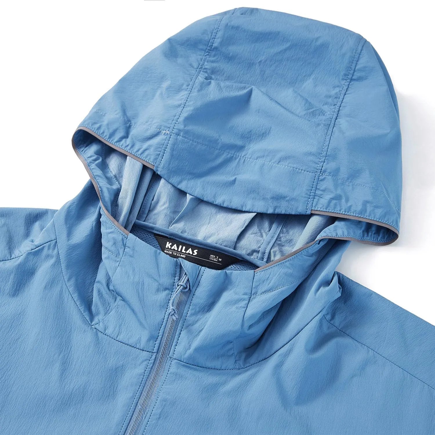 KAILAS Men's Running Jacket Windbreakers Sun Protection Rain Jacket Ultralight Hooded for Hiking Traveling