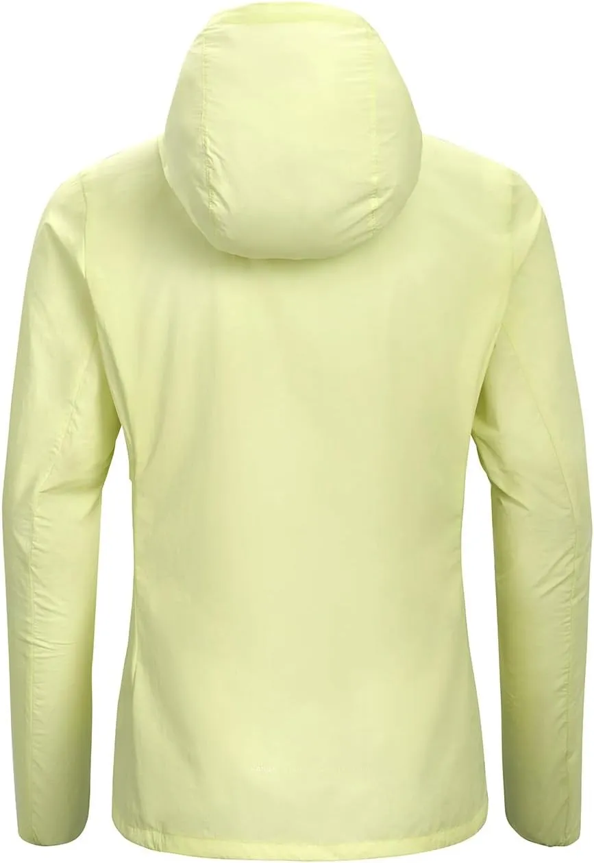 KAILAS Women's Windbreakers UPF 100  Sun Protection Rain Jacket Ultralight Hooded for Hiking