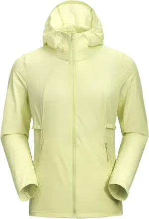 KAILAS Women's Windbreakers UPF 100  Sun Protection Rain Jacket Ultralight Hooded for Hiking