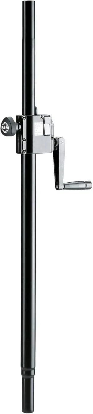 K&M Stands 21338 Distance Rod with Hand Crank, Black, 1040-1605 mm