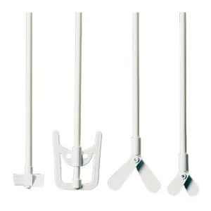 Kartell 212595 Polypropylene Lab Stirring Rod, with U-Shape Blade, 13-3/4" Length