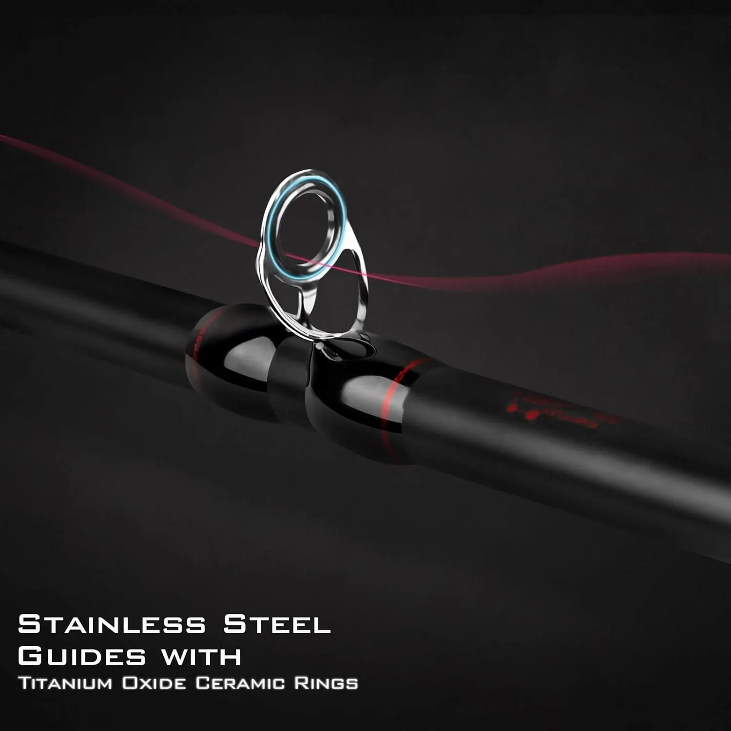 KastKing Royale Advantage Fishing Rod, Spinning Rod & Casting Rod, IM6 Graphite Blanks, 2-Pieces Rods with Extra Tip Section,KastFlex Technology, Power Transition System, EVA Handle