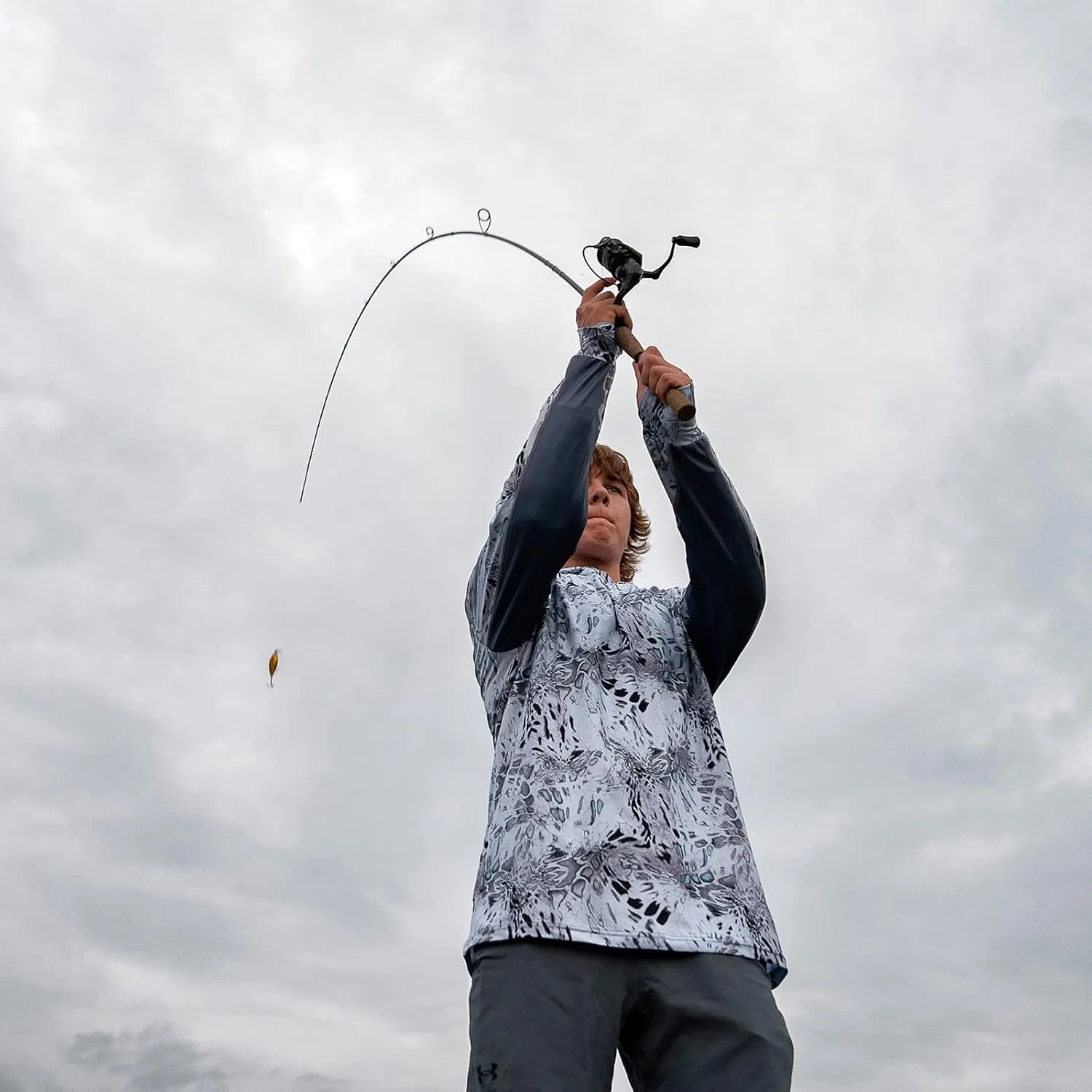 KastKing Spartacus II Fishing Rods - IM6 Graphite Blanks Casting & Spinning Rods, 2-Piece Rods with Extra Tip Section, PTS Power Transition System, KastFlex Technology, Rubber Cork Handle