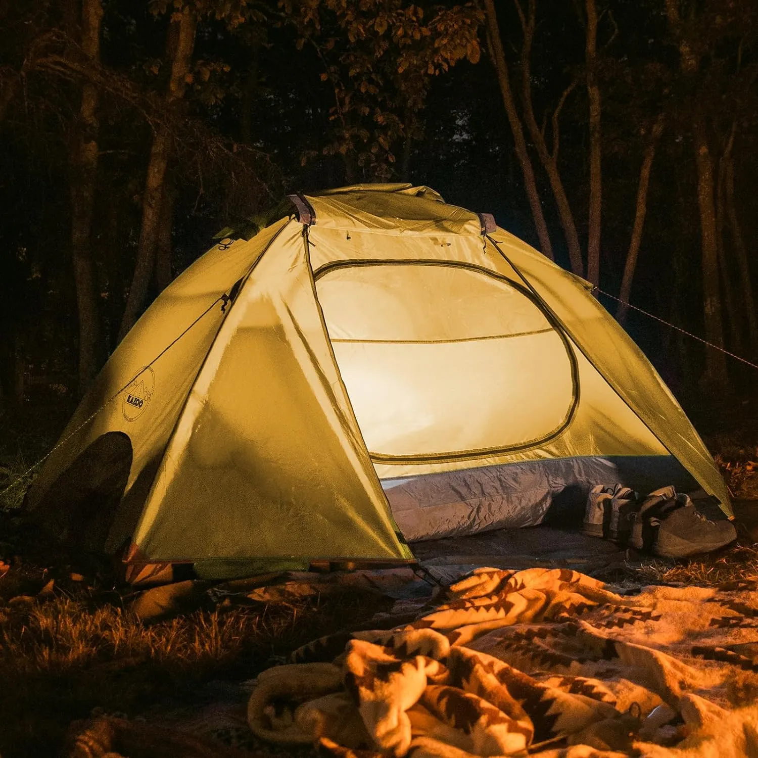 KAZOO Waterproof Backpacking Tent 2/3 Person Lightweight Camping Tents 2/3 People Hiking Tents Aluminum Frame Double Layer