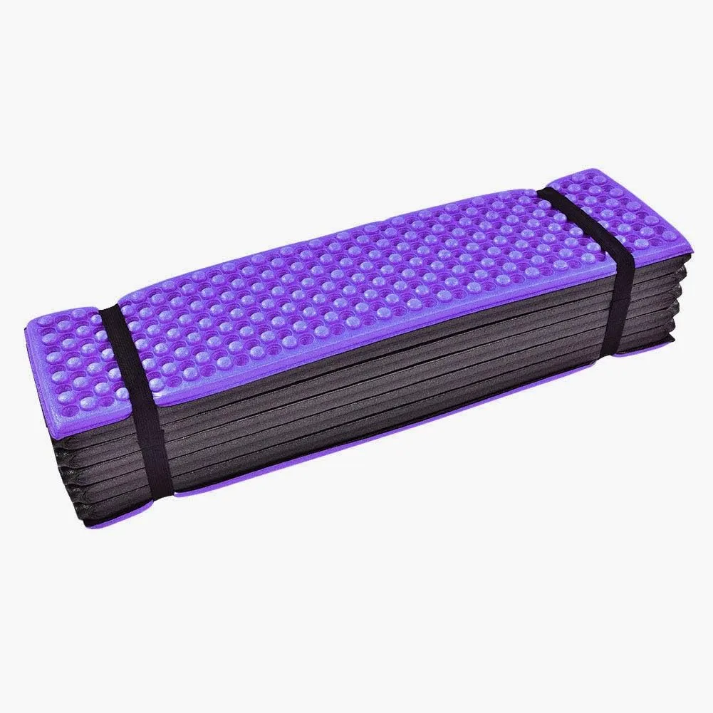 Keenso Folding Sleeping Pad, Outdoor Ultralight Foldable Beach Mats Camping Tent Sleeping Pad Waterproof Mattress for Yoga, Camping, Picnic