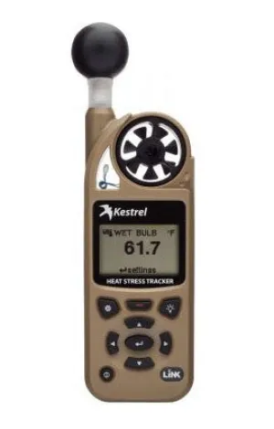 Kestrel 5400 Heat Stress Tracker PRO with LiNK, Compass, and Vane Mount: Desert Tan
