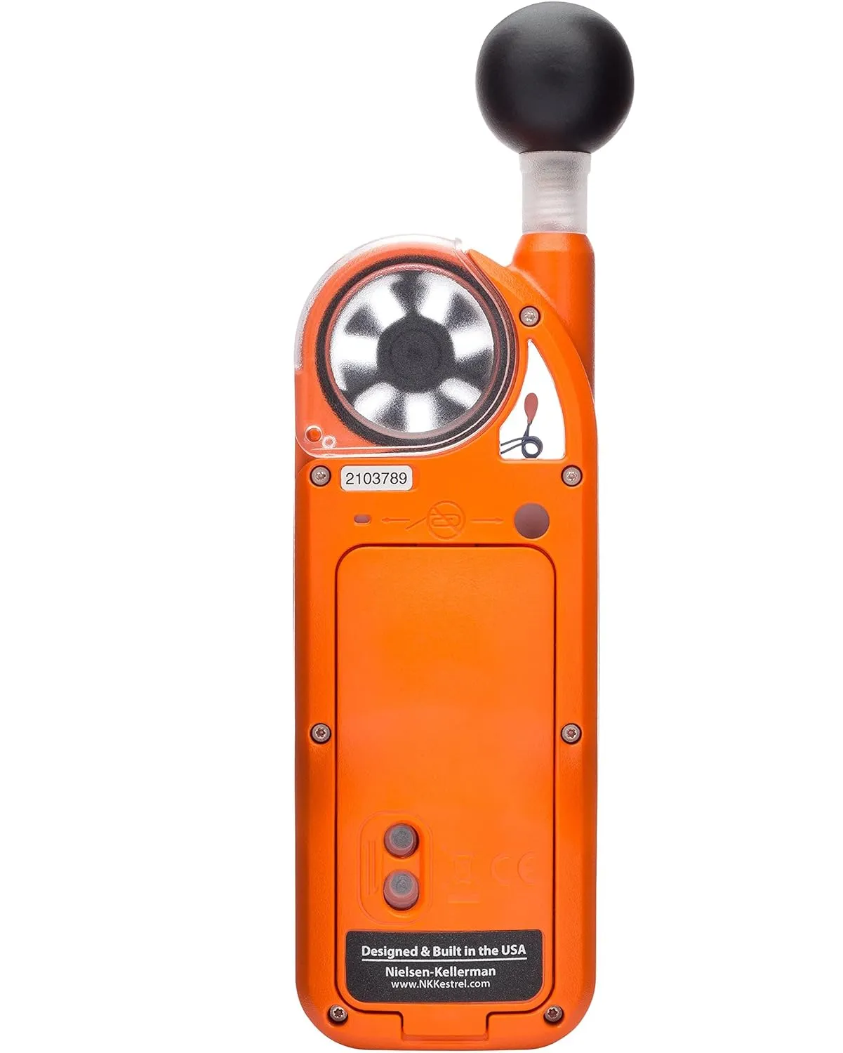 Kestrel 5400 Heat Stress Tracker Pro with Link, Compass and Vane Mount, Orange