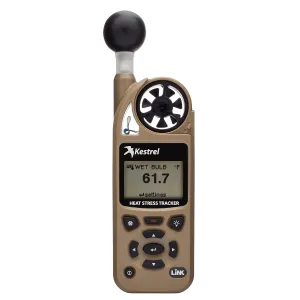 Kestrel 5400 Heat Stress Tracker Pro with Link, Compass and Vane Mount, Tan