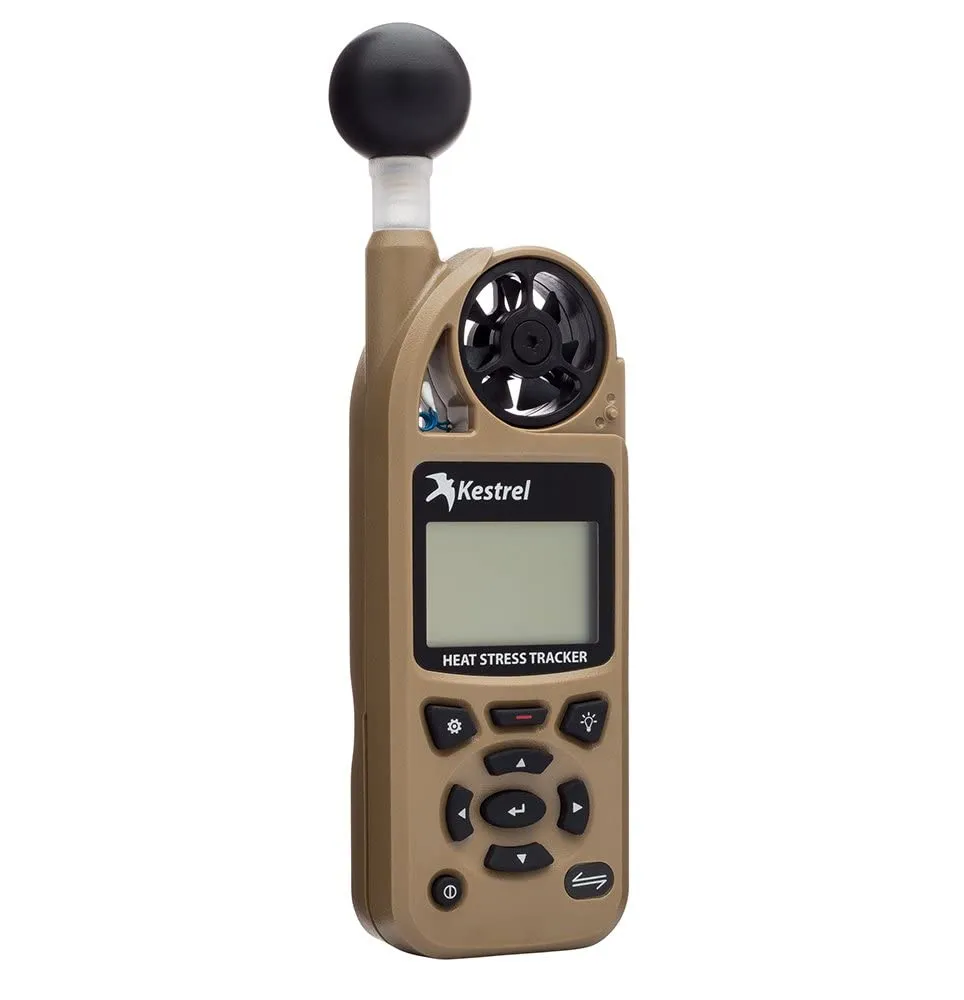 Kestrel 5400 Heat Stress Tracker Pro with Link, Compass and Vane Mount, Tan