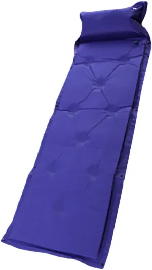 KESYOO Air Mattress Wear-Resistant Camping Mat Waterproof Inflatable Mattress Outdoor Sleeping Mat Camping Camper Thick Insulate Adults Pad Gray Mattresses 190t Polyester Fabric Blue
