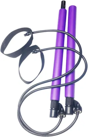 KICHOUSE Yoga Fitness Bar Resistance Muscle Puller for Home Workouts Multifunctional Training Stick for Men and Women Alleviates Tension and Smooth Surface