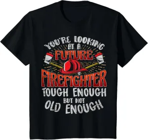 Kids Future Firefighter T shirt Kids Boys Youth Men Funny T-Shirt T-Shirt