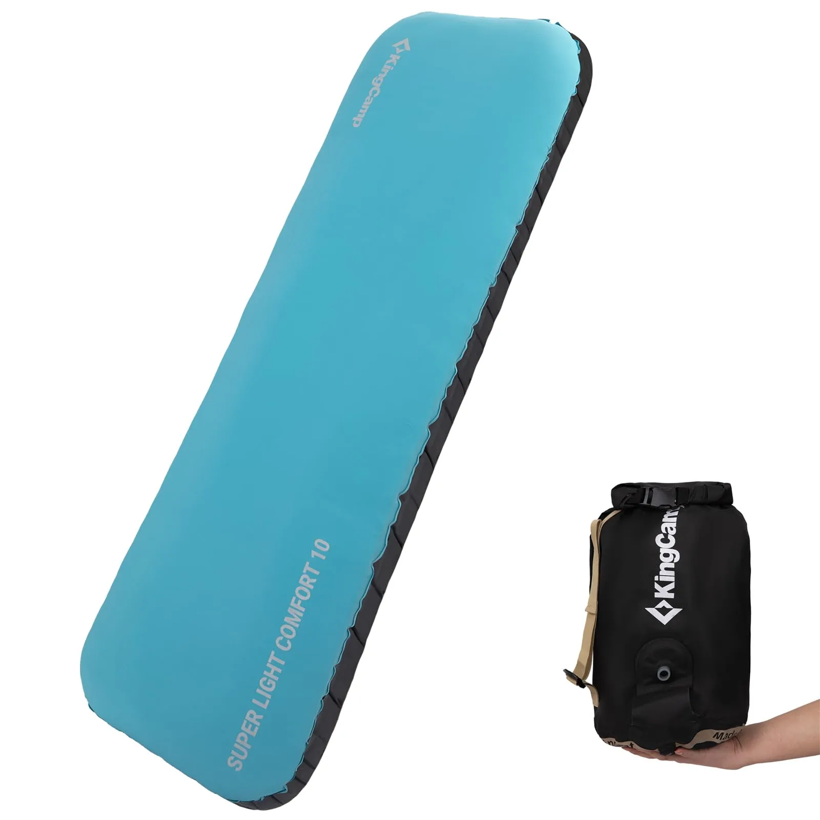 KingCamp Dual-Layer Memory Foam & Air Pad Sleeping Mat
