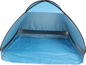 Kisangel Portable Beach Tent Sun Shade Shelter for Camping Pop Up Canopy for Outdoor Picnic Durable and Breathable Design for Family Use