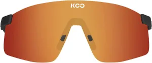 KOO Nova Sunglasses I Lightweight, 100% UV Eyewear Protection for Trail Running & Hiking - Black Matt Red