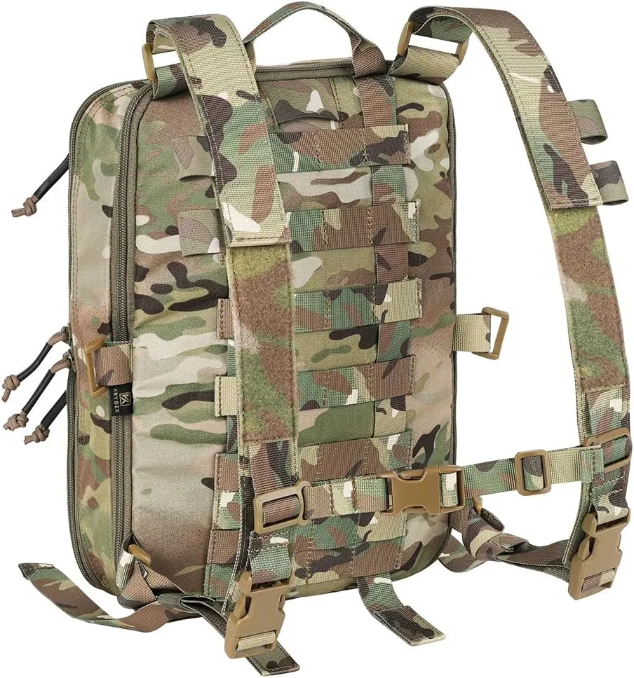 KRYDEX Tactical Expandable Backpack MOLLE Backpack for Travelling Hiking Hunting (Camo)