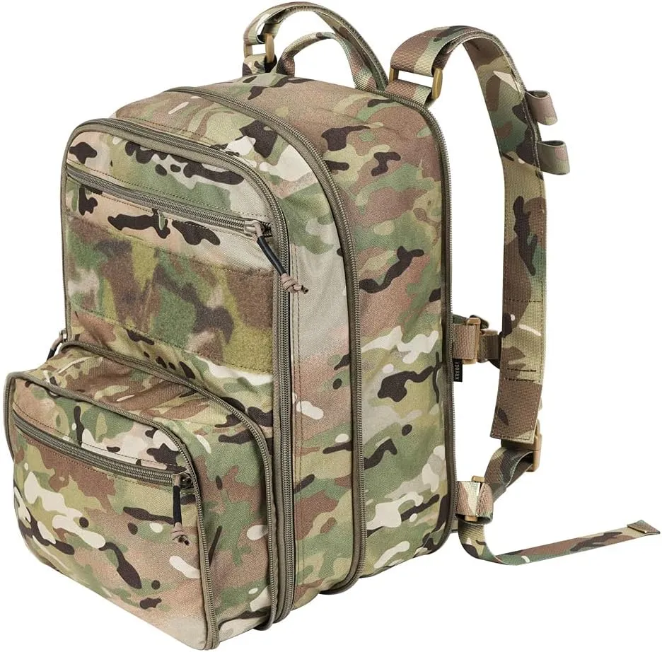 KRYDEX Tactical Expandable Backpack MOLLE Backpack for Travelling Hiking Hunting (Camo)