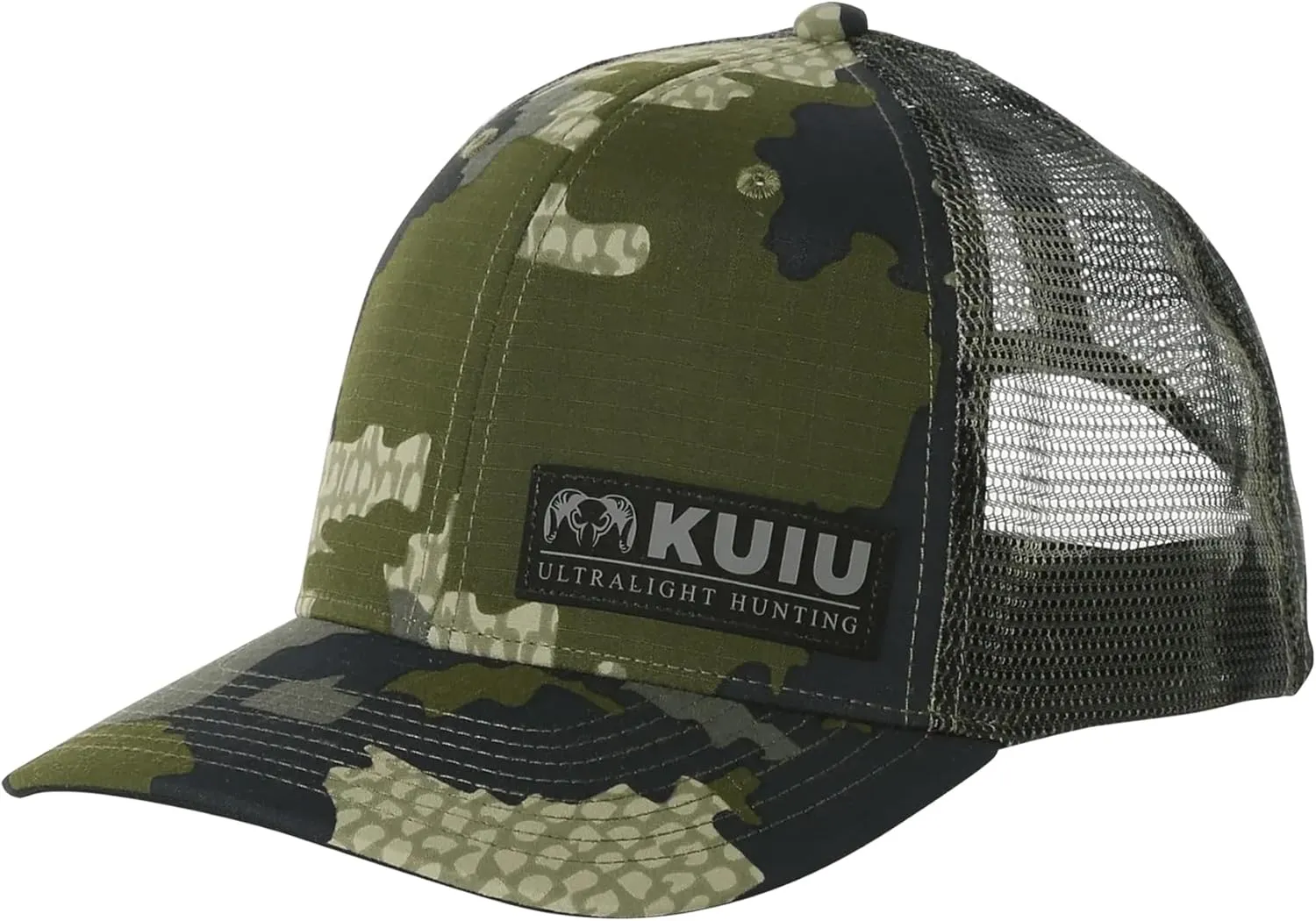 KUIU Cordura® Trucker Hat - Ultralight, Breathable Mesh Back, Adjustable Snapback, 6-Panel Design, DWR Stain-Resistant Visor