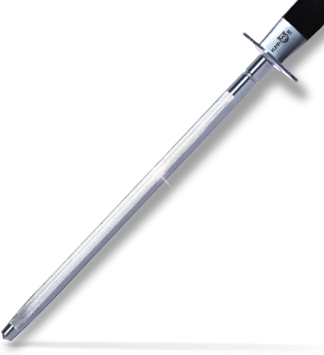 KUMA Kitchen Knife Sharpener - USER FRIENDLY - 8 Inch Steel Honing Rod for Sharpening your Chef's Knife, Carving Knife, Chopping Knives, And More! - Easily Hone & Recover Your Sharp Edge Today!