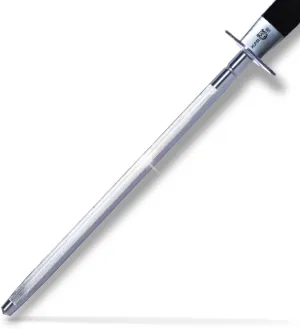 KUMA Kitchen Knife Sharpener - USER FRIENDLY - 8 Inch Steel Honing Rod for Sharpening your Chef's Knife, Carving Knife, Chopping Knives, And More! - Easily Hone & Recover Your Sharp Edge Today!