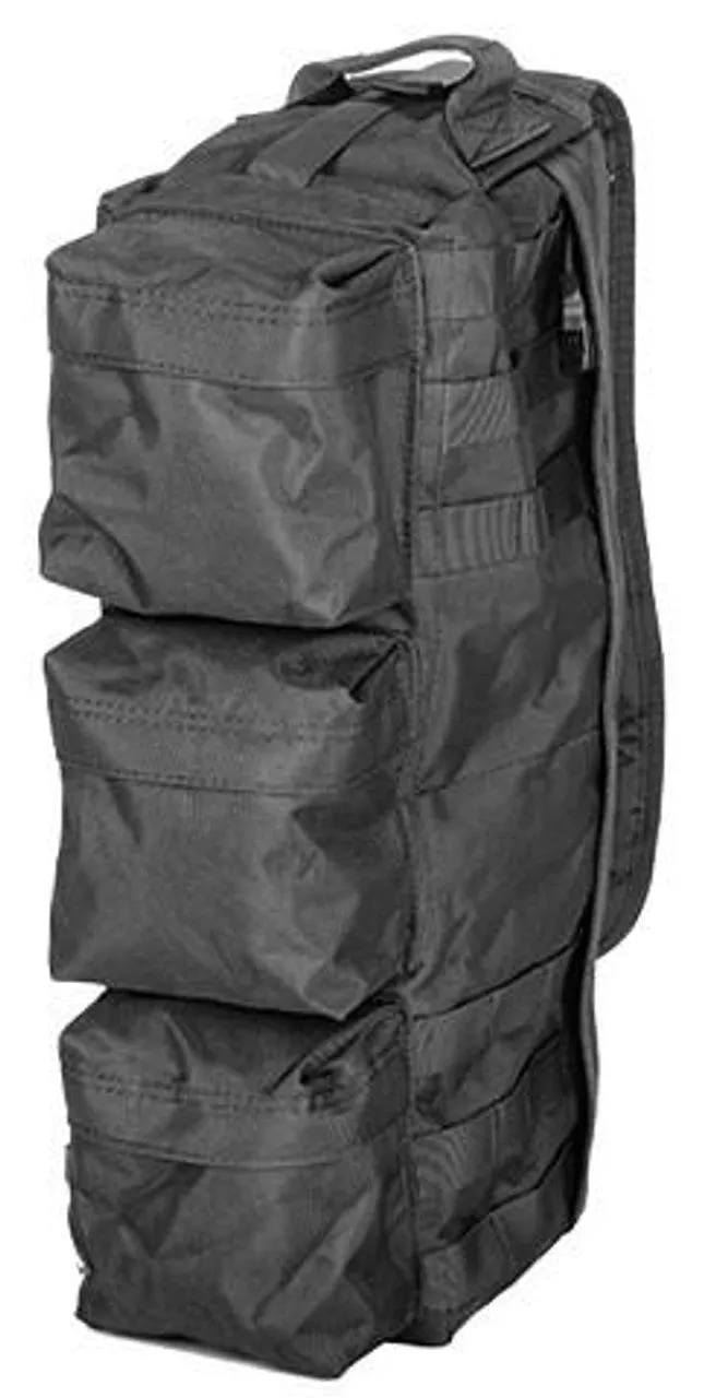 Lancer Tactical 1000D Nylon 'Go Pack' Backpack, Black | Durable Tactical Backpack for EDC & Outdoor Use