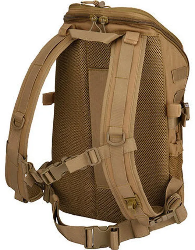 Lancer Tactical 14L Travel Backpack Khaki - Compact and Durable Backpack for Everyday and Tactical Use