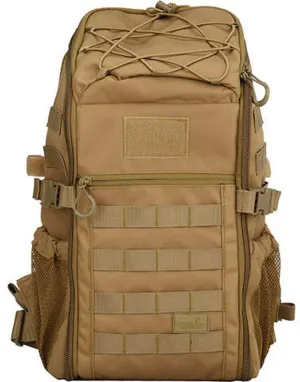 Lancer Tactical 14L Travel Backpack Khaki - Compact and Durable Backpack for Everyday and Tactical Use