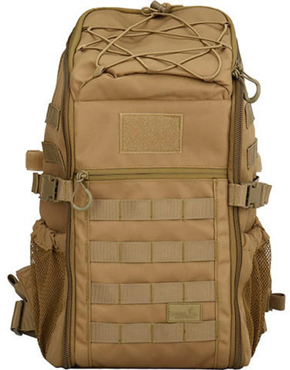 Lancer Tactical 14L Travel Backpack Khaki - Compact and Durable Backpack for Everyday and Tactical Use