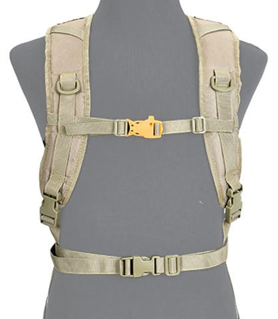 Lancer Tactical Lightweight Hydration Backpack, Coyote Brown | MOLLE Compatible Hydration Pack | Available at Gray Dragon Airsoft