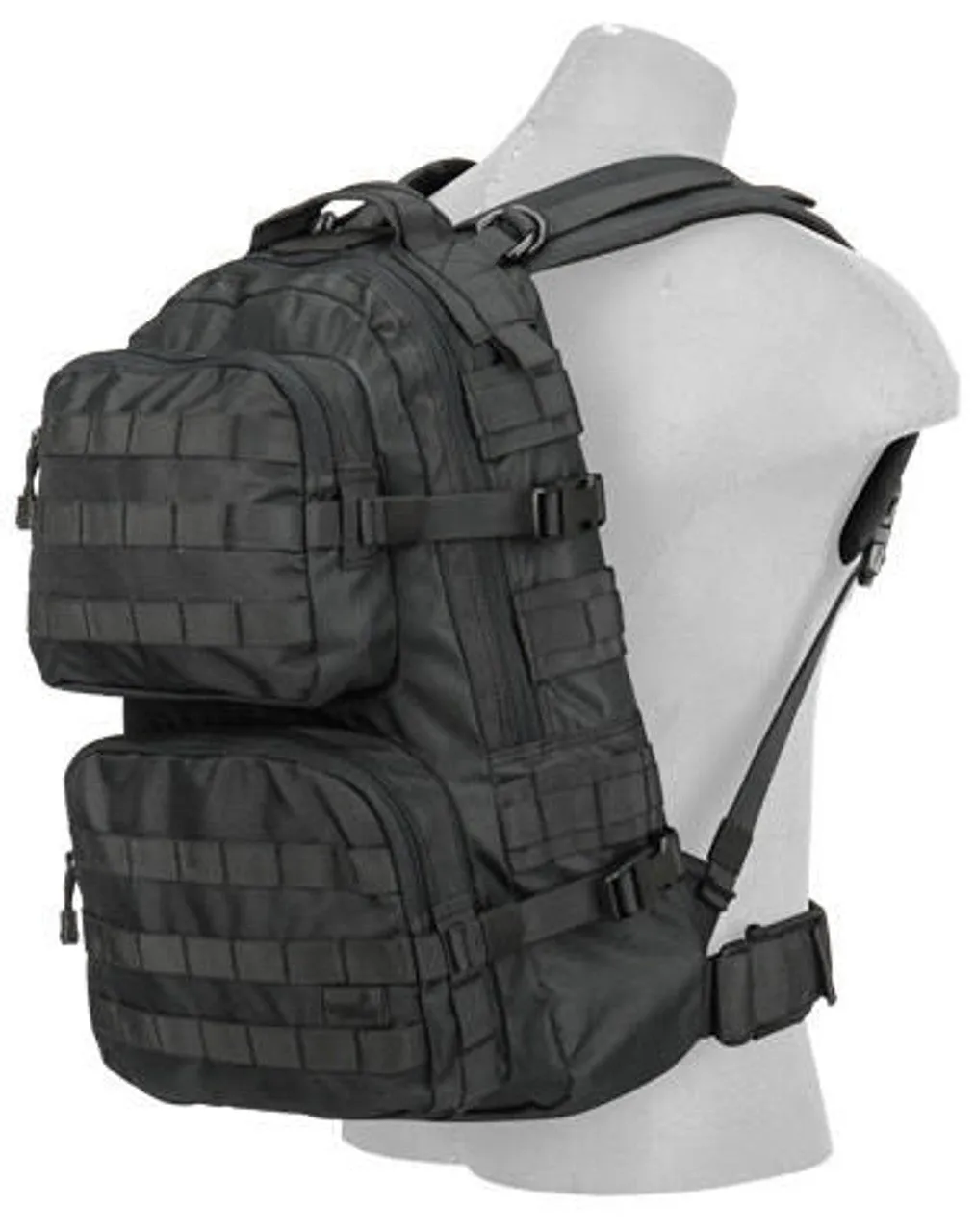 Lancer Tactical Multi-Purpose Operator Backpack, Black | Tactical Backpack for Outdoor & Military Use