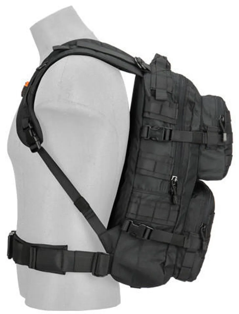 Lancer Tactical Multi-Purpose Operator Backpack, Black | Tactical Backpack for Outdoor & Military Use