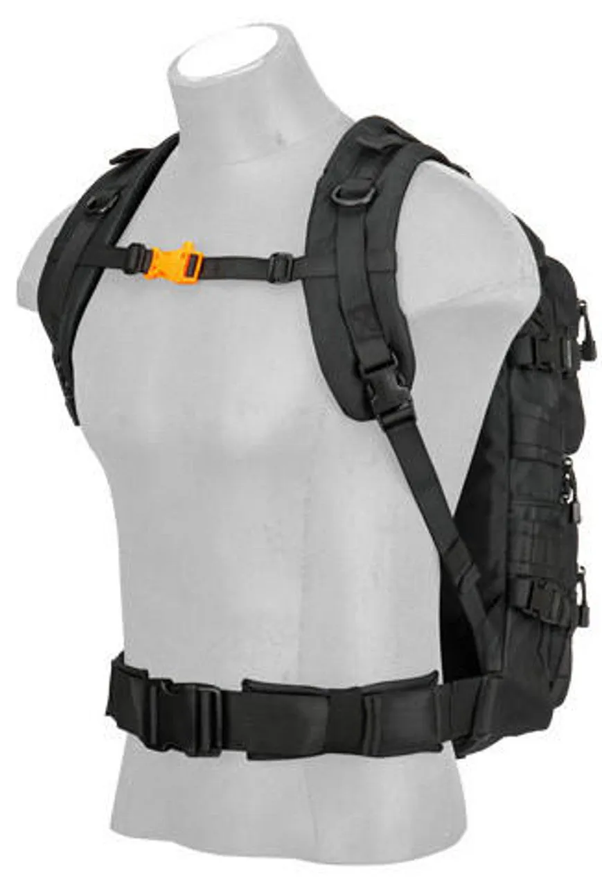 Lancer Tactical Multi-Purpose Operator Backpack, Black | Tactical Backpack for Outdoor & Military Use