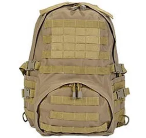 Lancer Tactical Patrol Backpack, Dark Earth | MOLLE-Compatible Tactical Backpack | Durable 600D Nylon