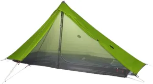 Lanshan 1 pro Tent Outdoor 1 Person Ultralight Camping Tent 3 Season Professional 20D Silnylon Rodless (Green)
