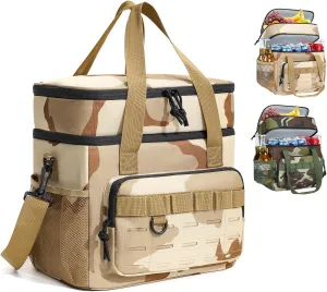 Large Cooler Backpack, Insulated Leak Proof Waterproof Travel Bag, Portable Lightweight Beach Camping Lunch Backpack for Men and Women