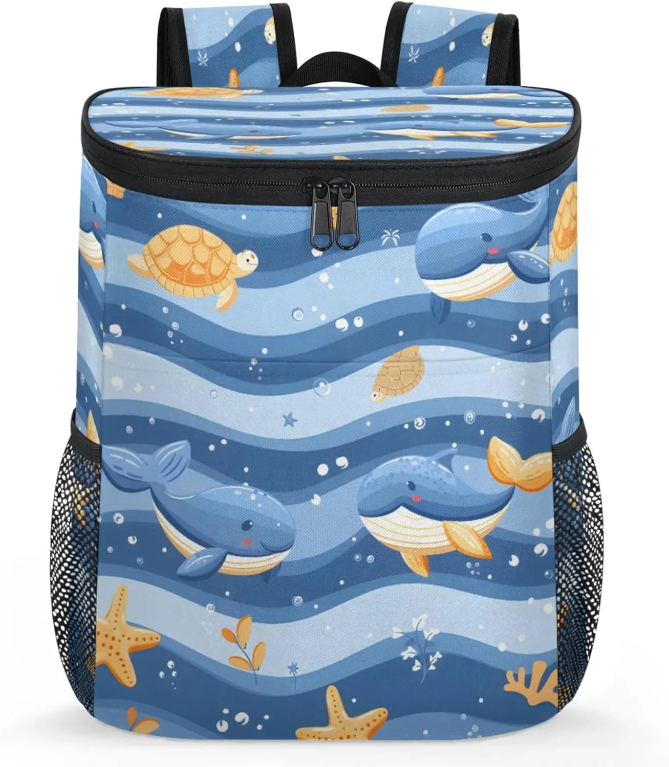 Large Insulated Cooler Backpack, Leak Proof Backpack 30 Cans, Cooler Bag for 12h Hot/Cold Retention