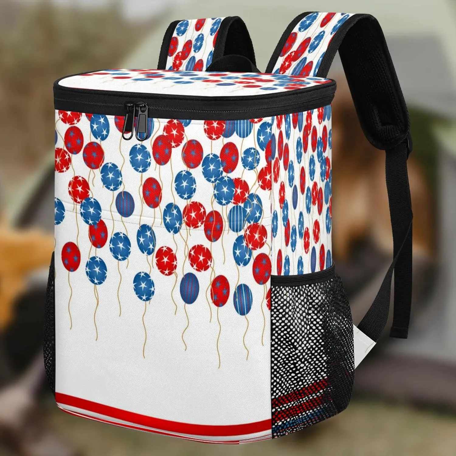 Large Insulated Cooler Backpack, Leak Proof Backpack 30 Cans, Cooler Bag for 12h Hot/Cold Retention