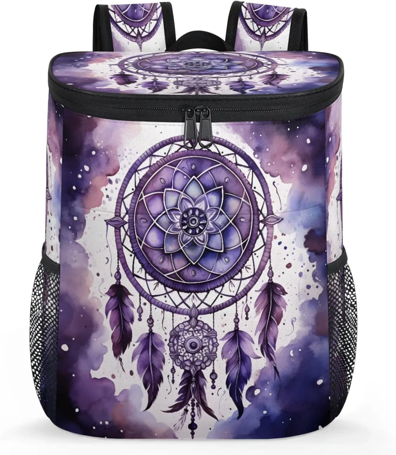 Large Insulated Cooler Backpack, Leak Proof Backpack 30 Cans, Cooler Bag for 12h Hot/Cold Retention