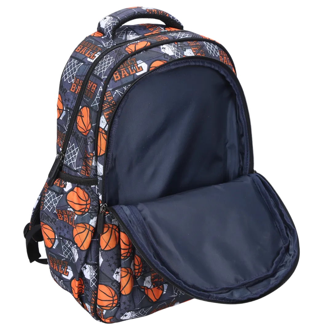 Large School Backpack - Basketball