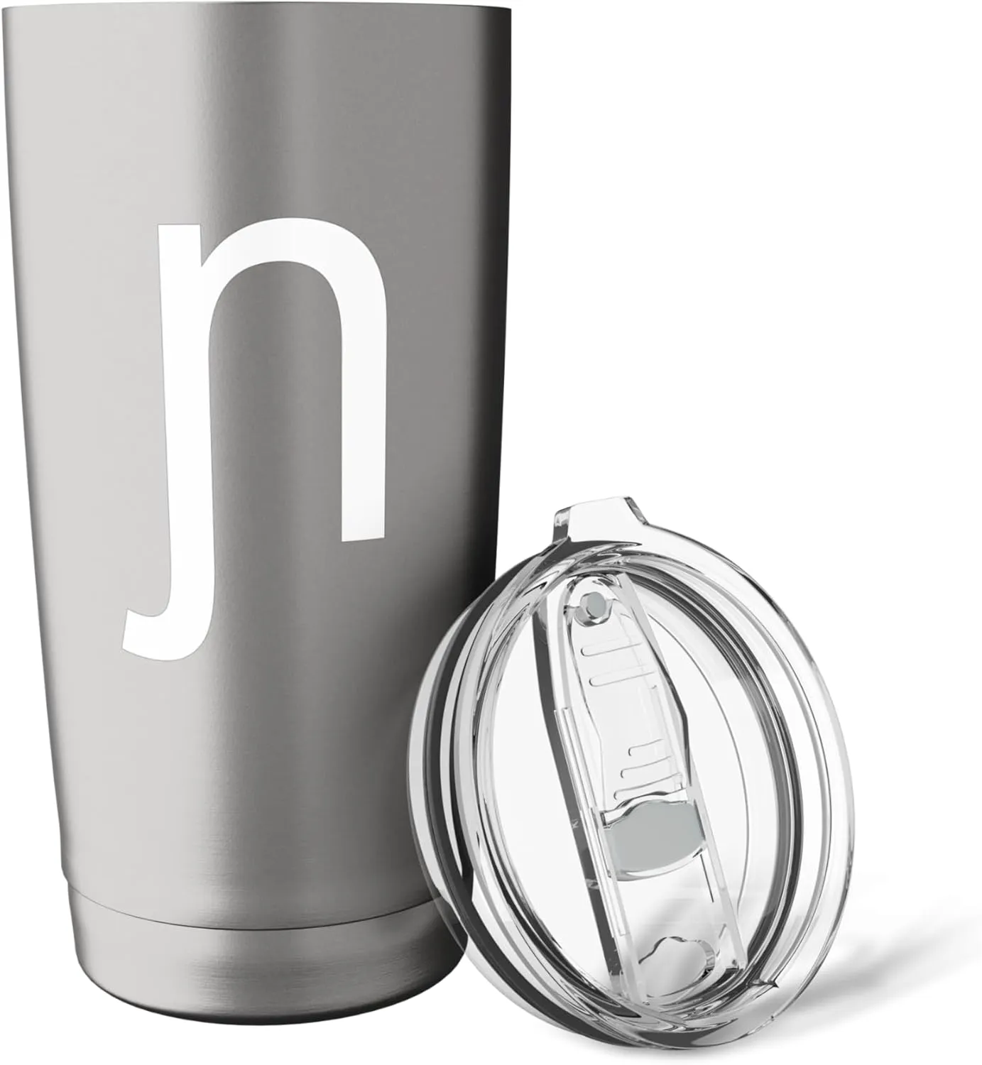 Latin Small Letter N with Left Hook Stainless Steel Insulated Tumbler