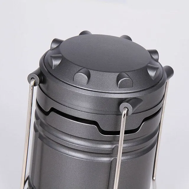 LED Light Camping Lanterns & Tent Lights Waterproof LED LED Emitters Portable Waterproof Travel Size Durable Camping / Hiking / Caving Everyday Use Hunting Black Grey