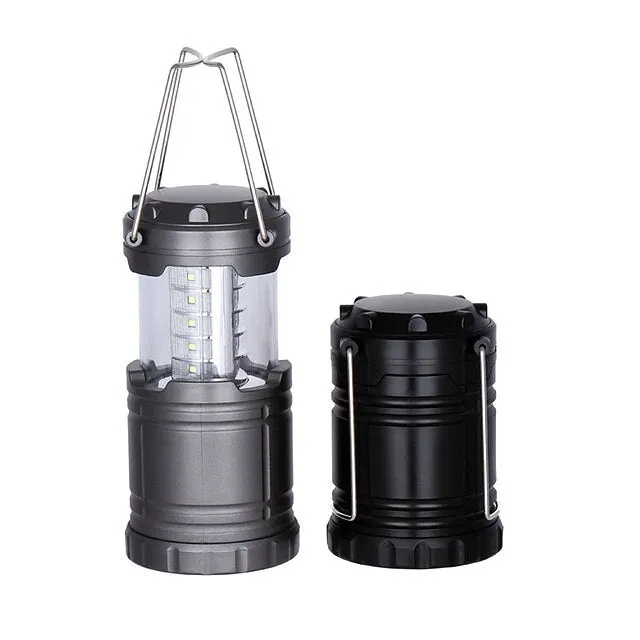 LED Light Camping Lanterns & Tent Lights Waterproof LED LED Emitters Portable Waterproof Travel Size Durable Camping / Hiking / Caving Everyday Use Hunting Black Grey